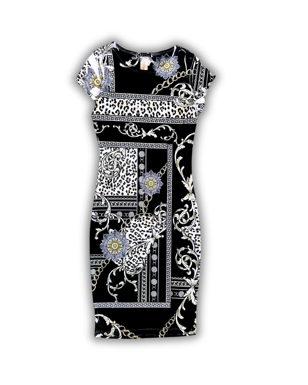 90s Bodycon Versace Inspired Dress