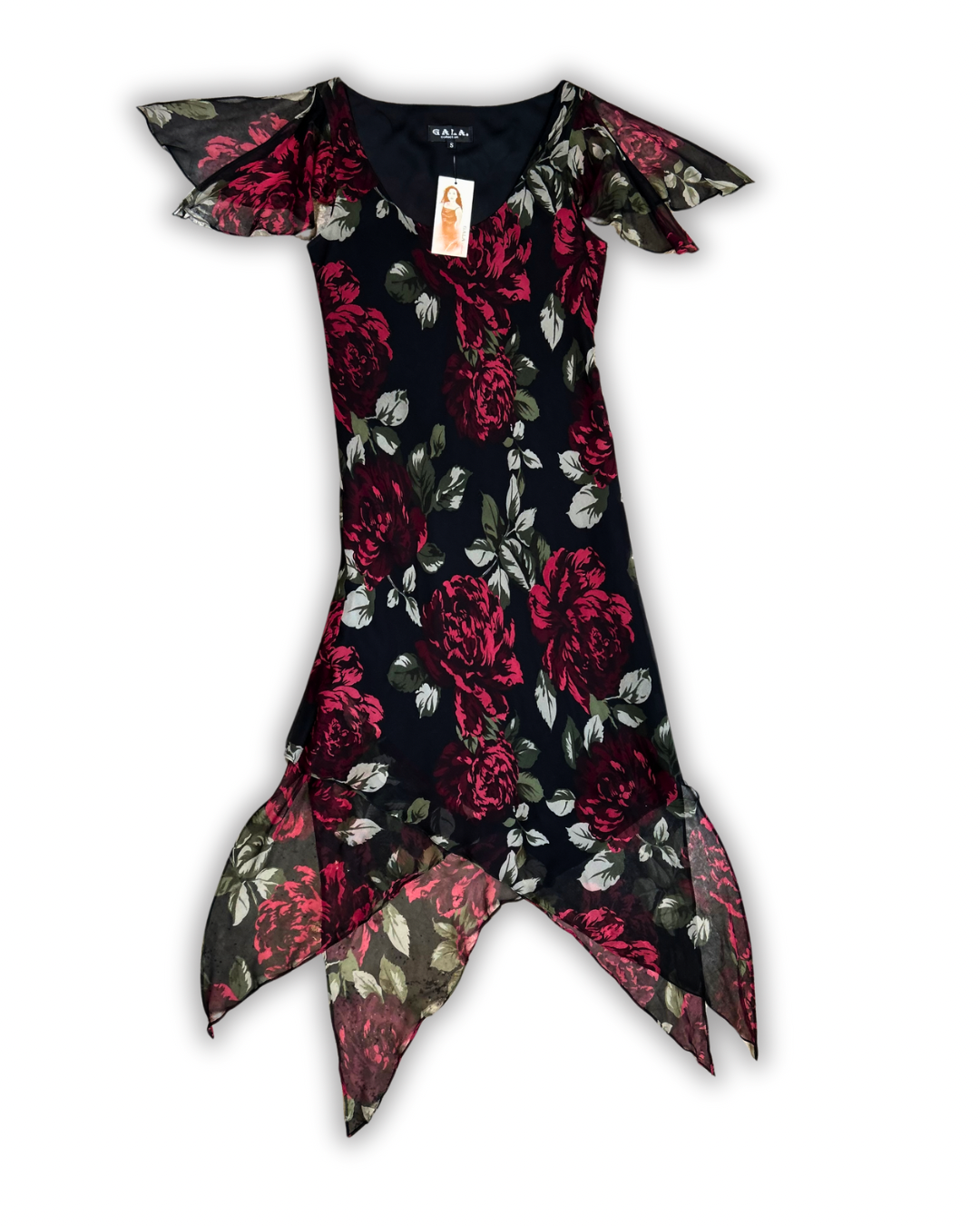 Silk Y2K Fairy Tea Dress
