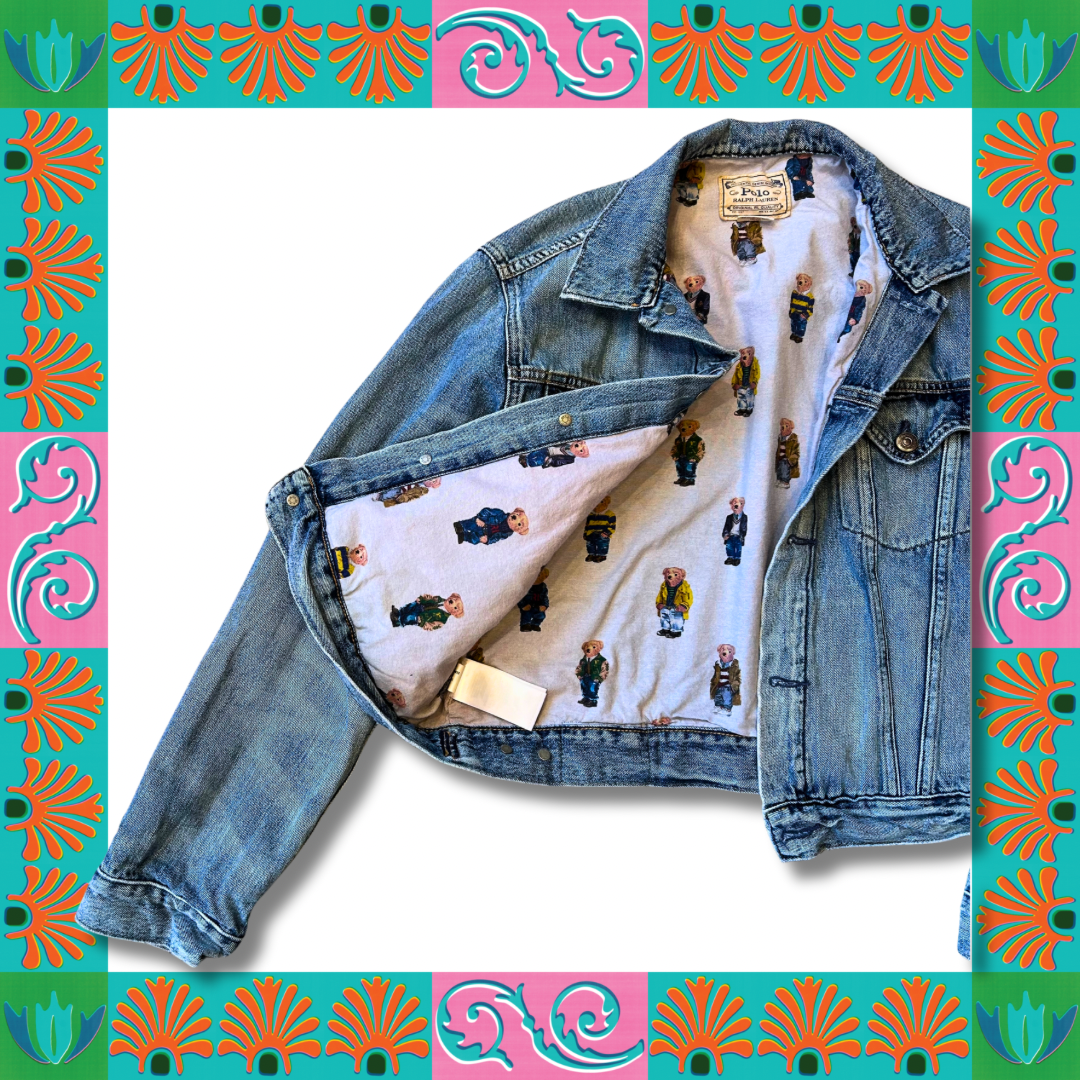 Polo Bear Lined Denim Jacket