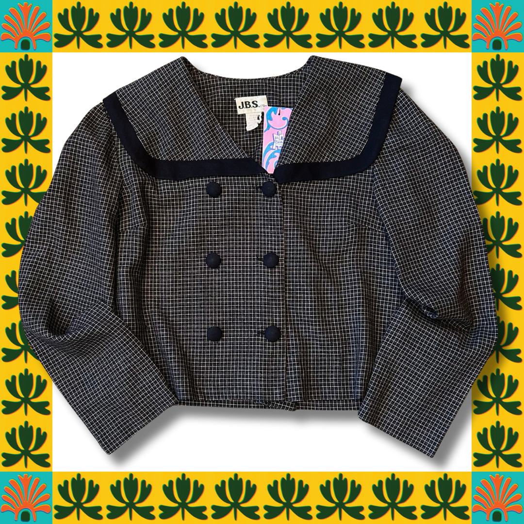 Sailor Collared Double Breasted Blouse